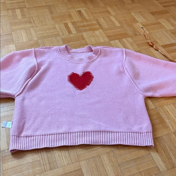 Kerri Rosenthal Pink Heart Knit Sweater - - Picture 11 of 16